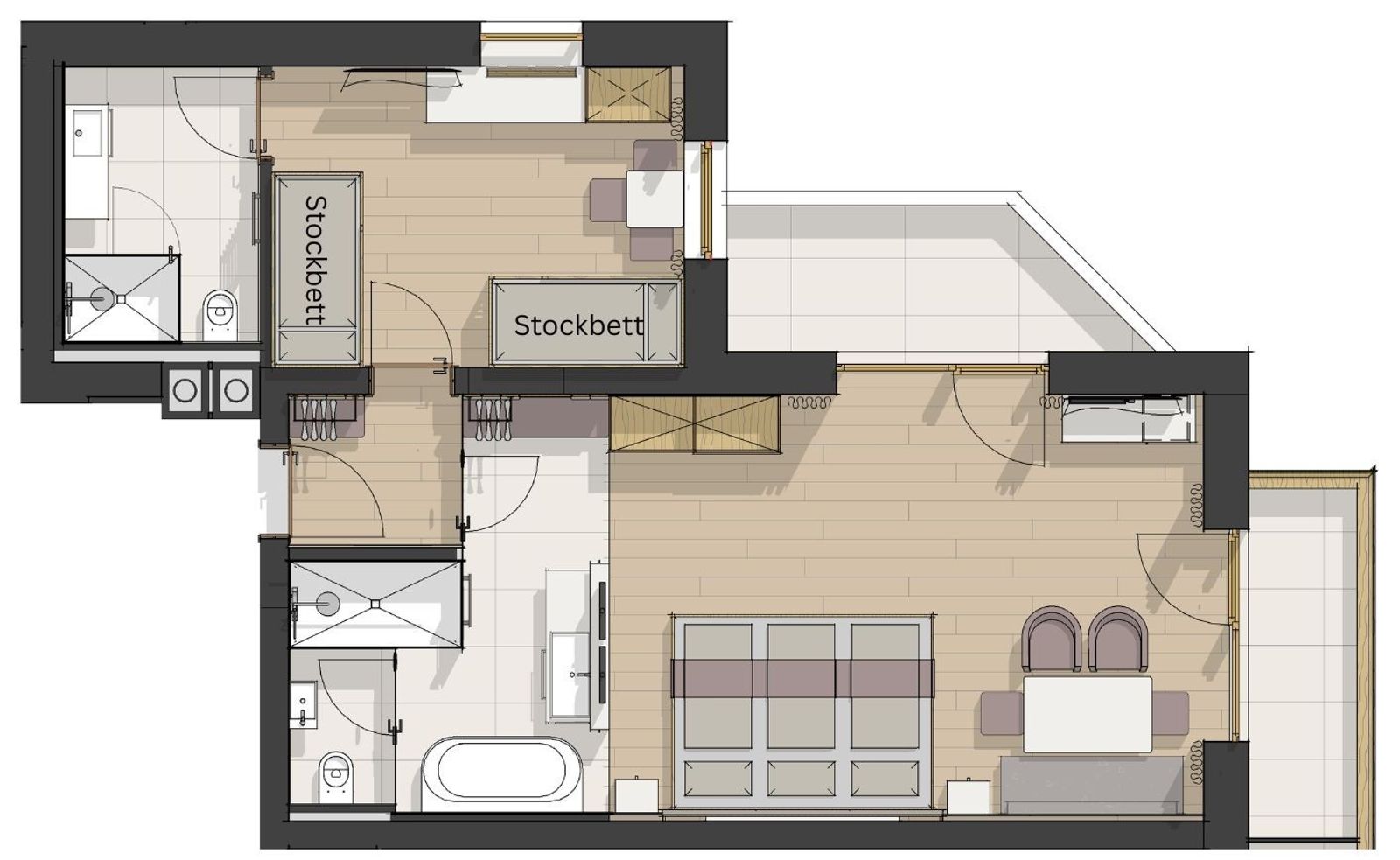 Familiensuite »Superior Zirbe« image 3 - Familotel Stubaital Alpenhotel Kindl