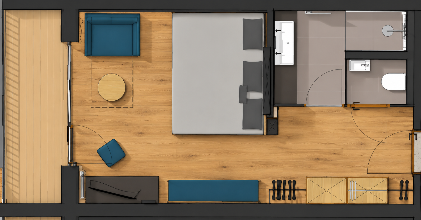 Doppelzimmer »Premium Zirbe« image 9 - Familotel Stubaital Alpenhotel Kindl