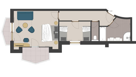 Family suite »De-Luxe« image 4 - Familotel Stubaital Alpenhotel Kindl