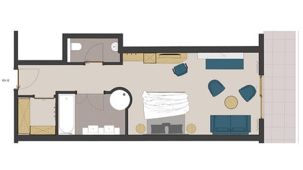 Double room »Luxus Zirbe« thumbnail 2 - Familotel Stubaital Alpenhotel Kindl