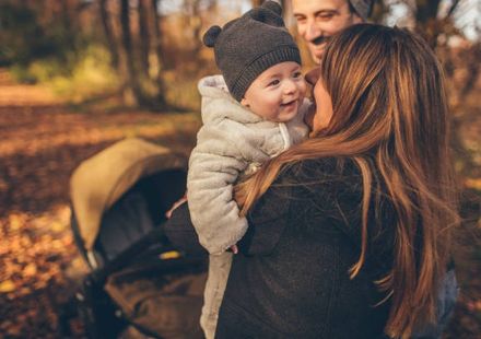Babyglück im Herbst