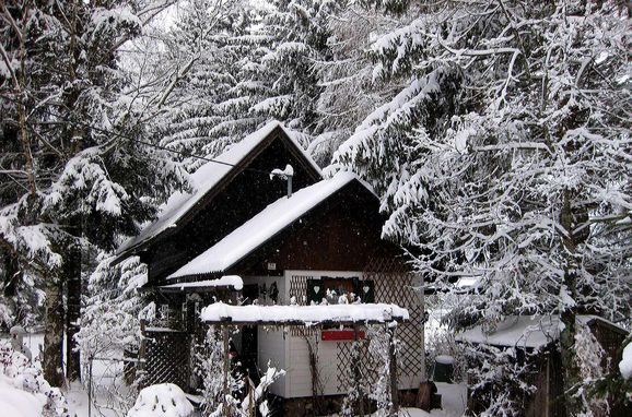 Winter, Romantik Hütte, Patergassen, Kärnten, Kärnten, Österreich