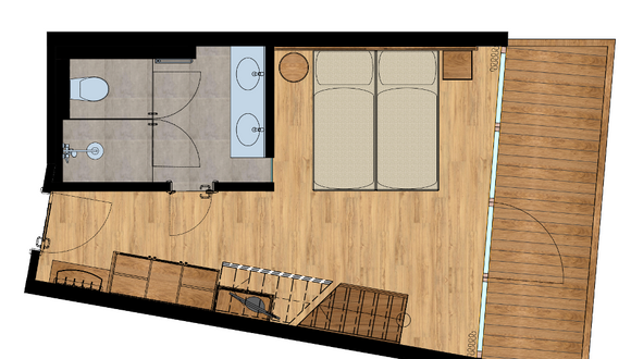 Familienstudio Süd „de luxe“ - mittlere Variante Zimmerbild #3
