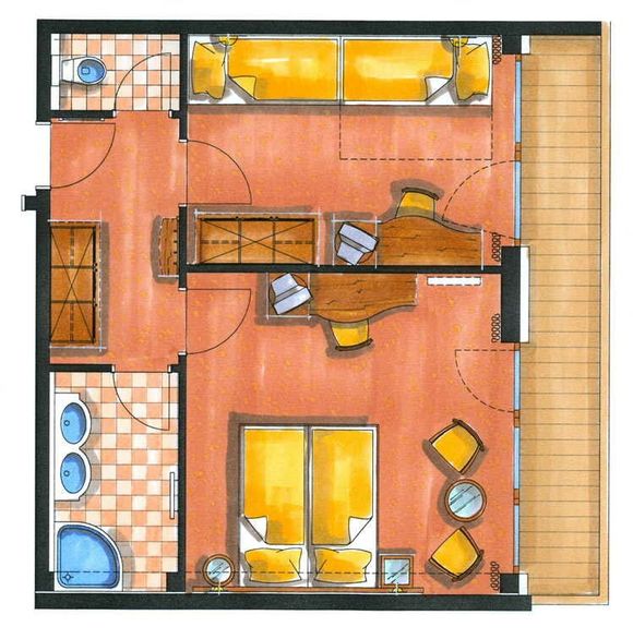 Familiennest Süd „superior“ Grundriss