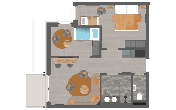 Family-Suite "Exklusiv" Grundriss #1