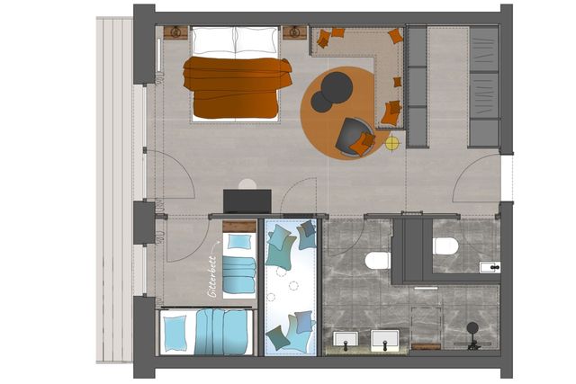 Family-Suite "Deluxe" - Richtung Baustelle image 8 - Familotel Bayerischer Wald Schreinerhof
