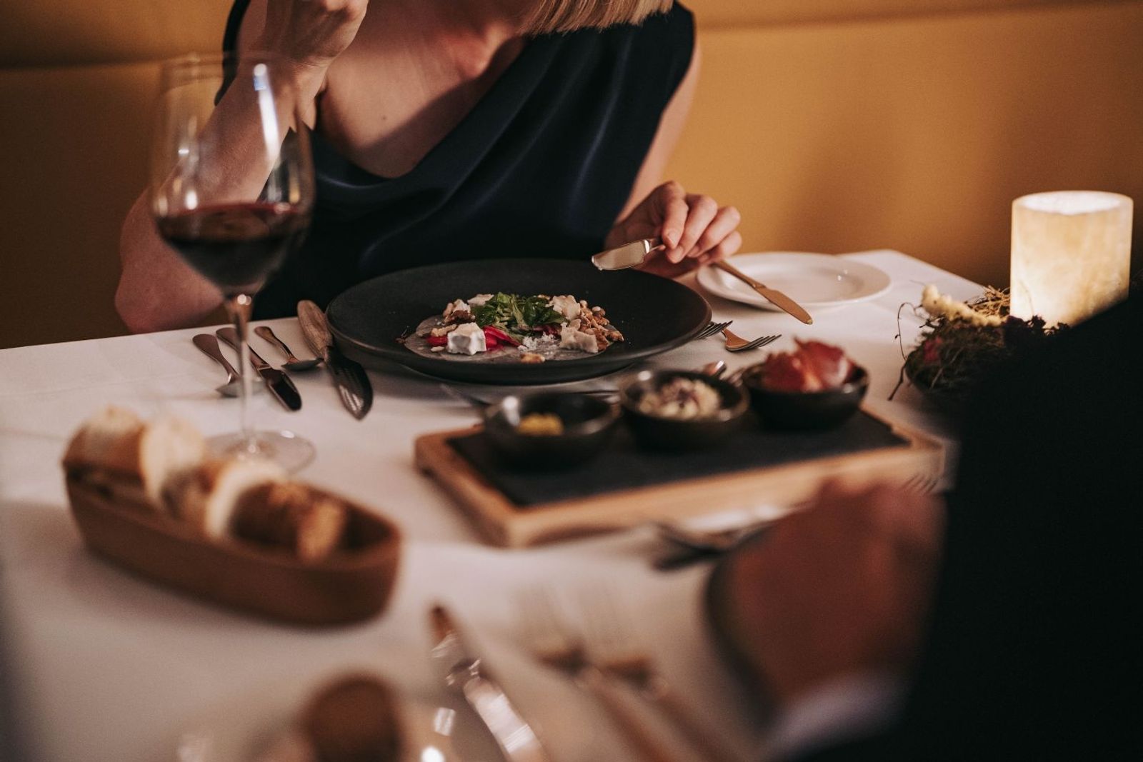 Romantisches Candle Light Dinner