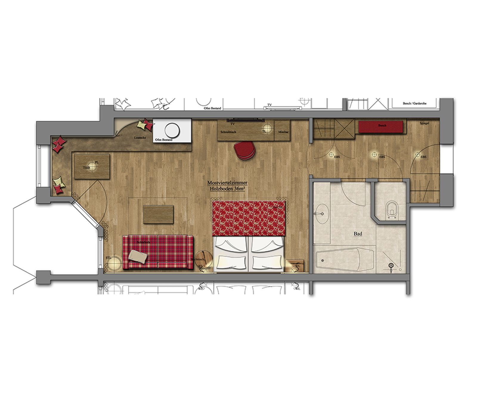 Mostviertler Suite Birne image 9 - RelaxResort Kothmühle