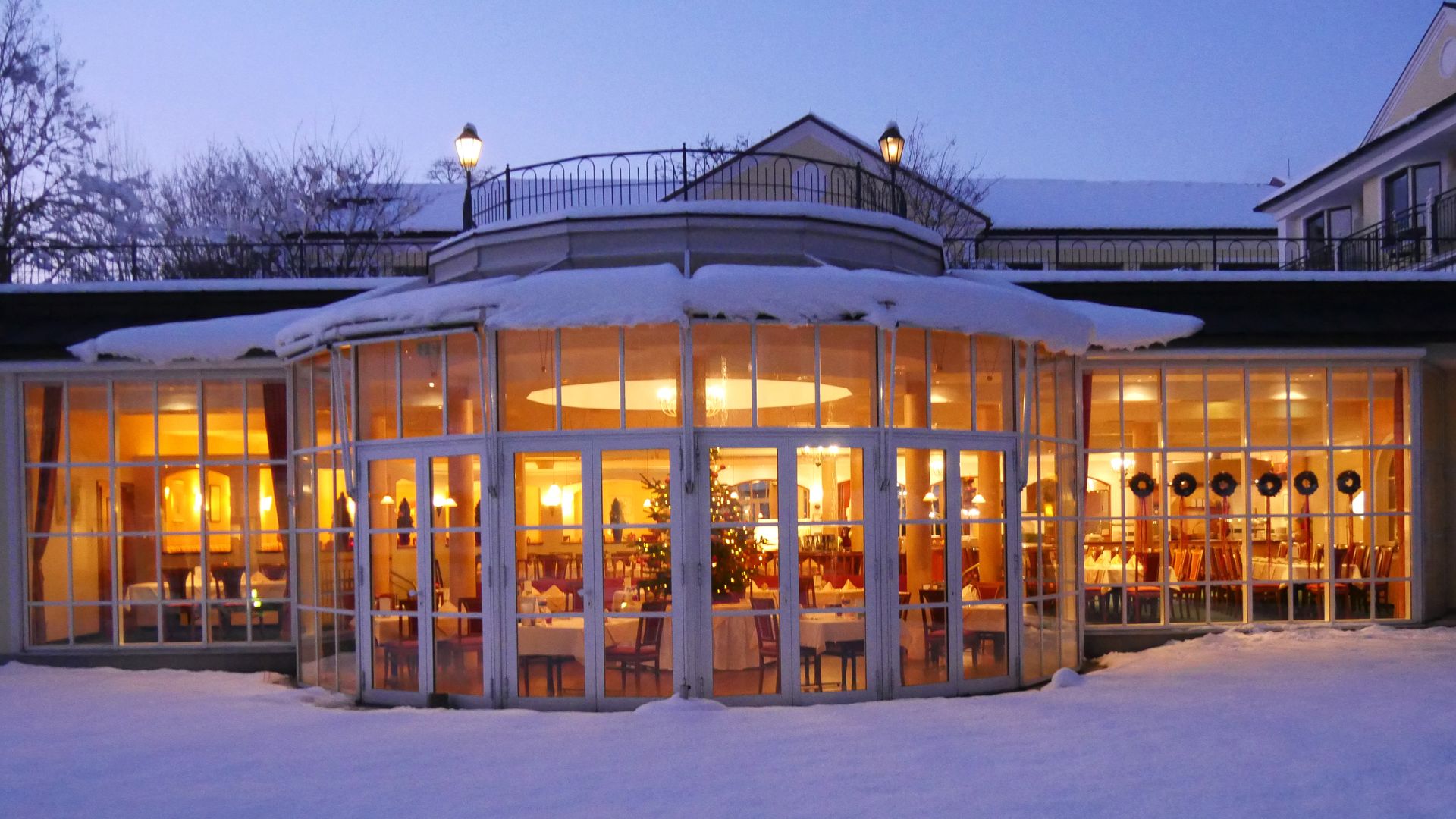 Restaurant der Kothmühle im Winter