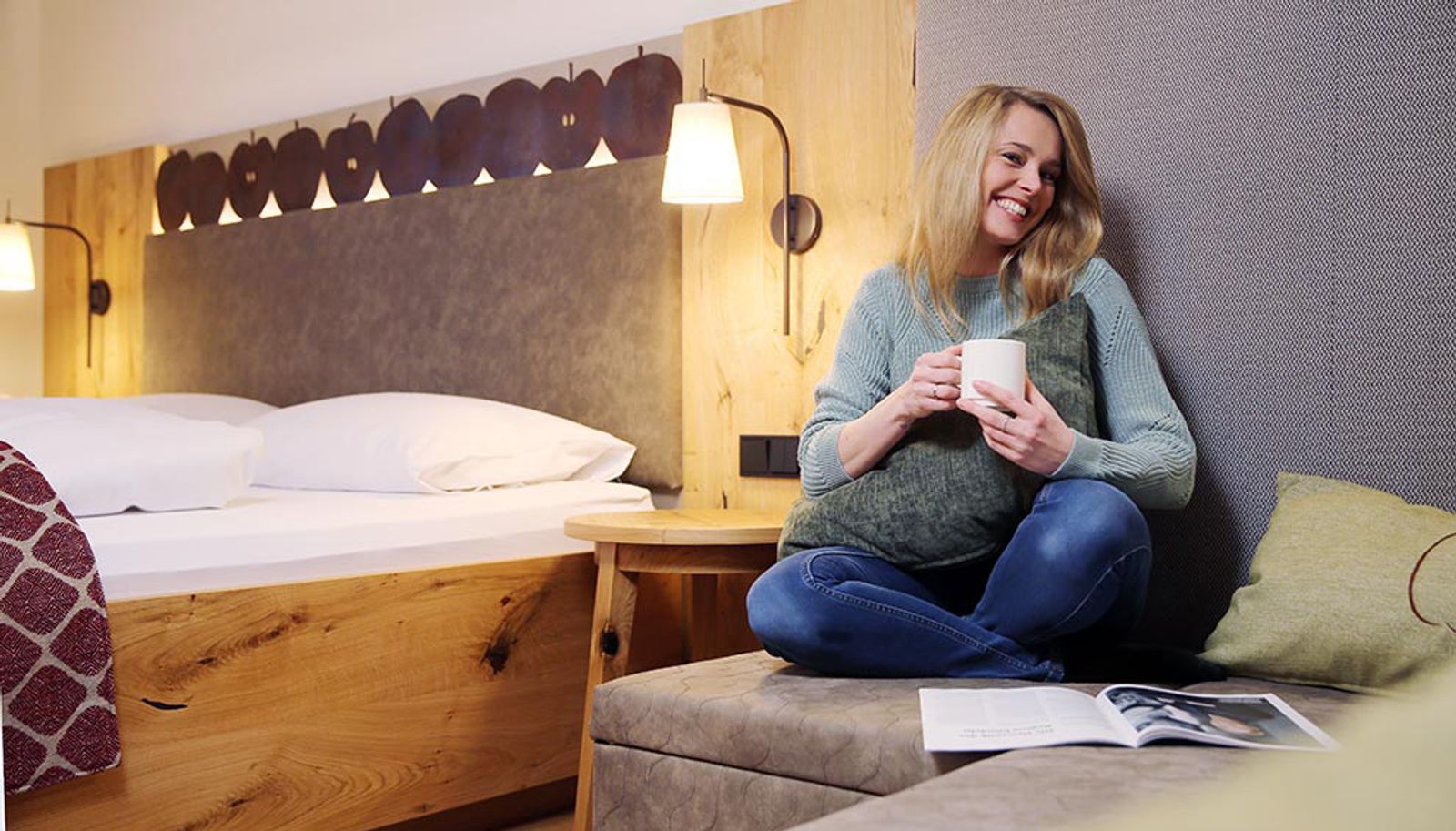 Entspannung im Relaxzimmer Apfel