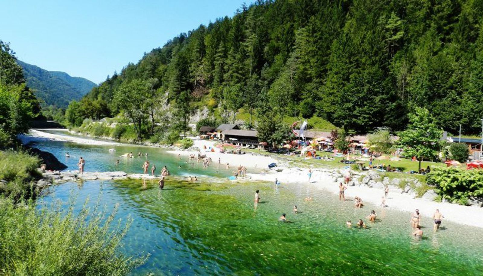 Badeplätze entlang der Ybbs