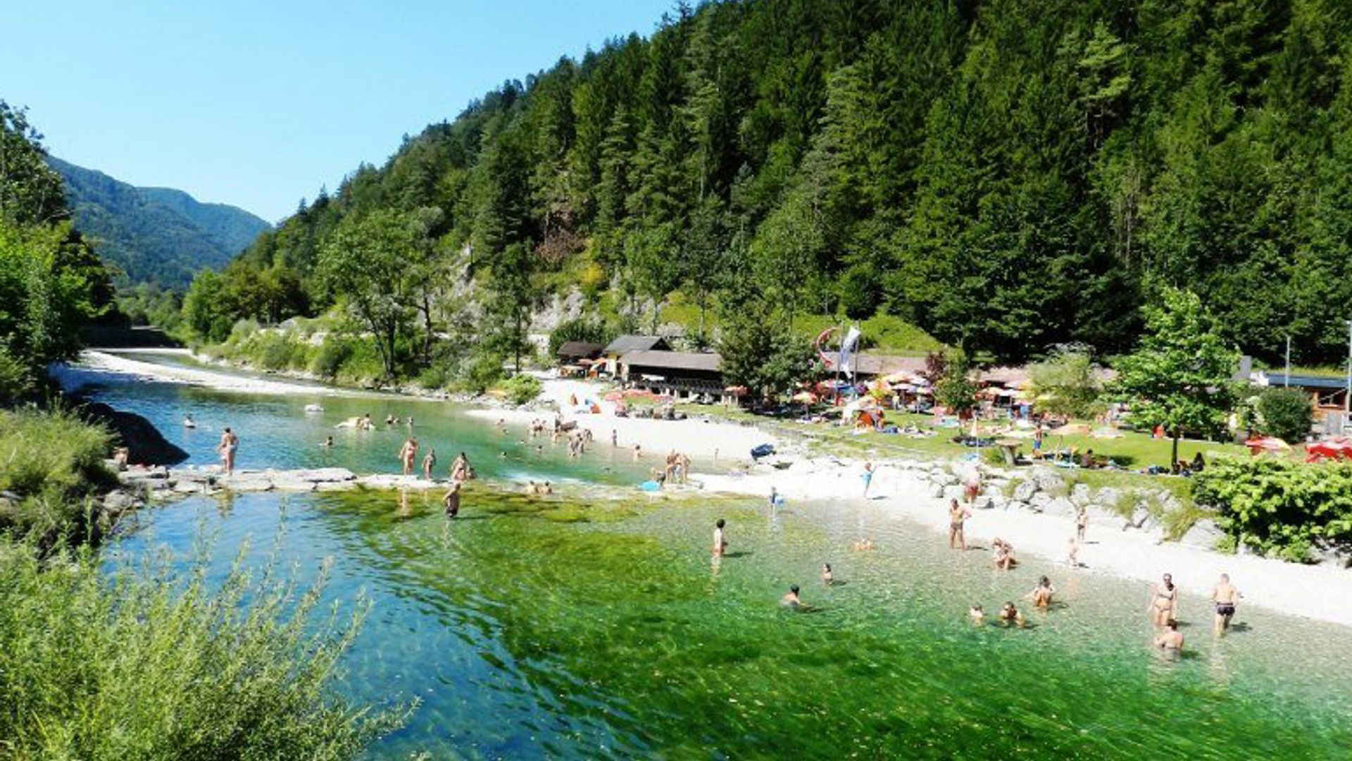 Badeplätze entlang der Ybbs