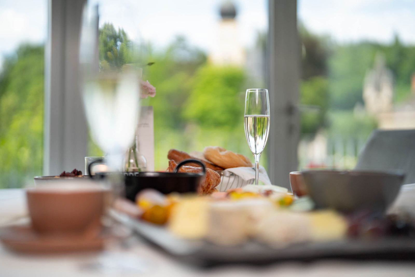 Frühstück im Schloss