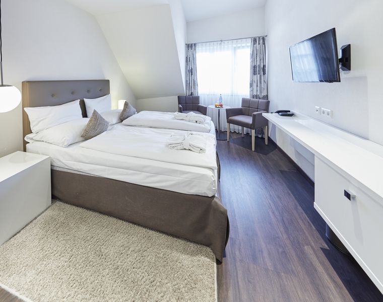 Hotel Zimmer: Doppelzimmer Comfort / Klimaanlage - Die Reichsstadt