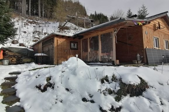 Winter, Bärbels Panoramahütte, Vordernberg, Steiermark, Steiermark, Österreich