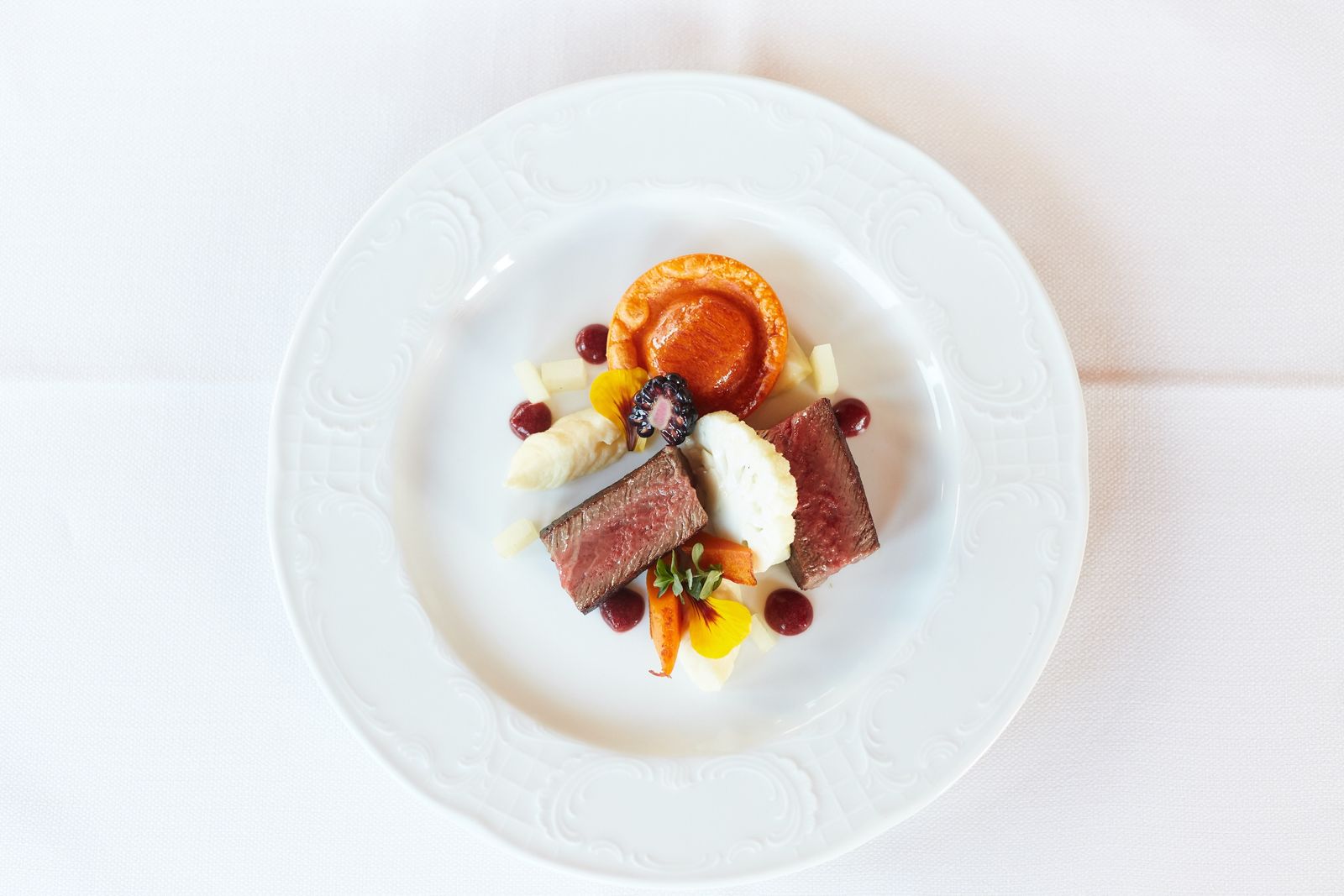 Tasty 4 course dinner for a special evening,