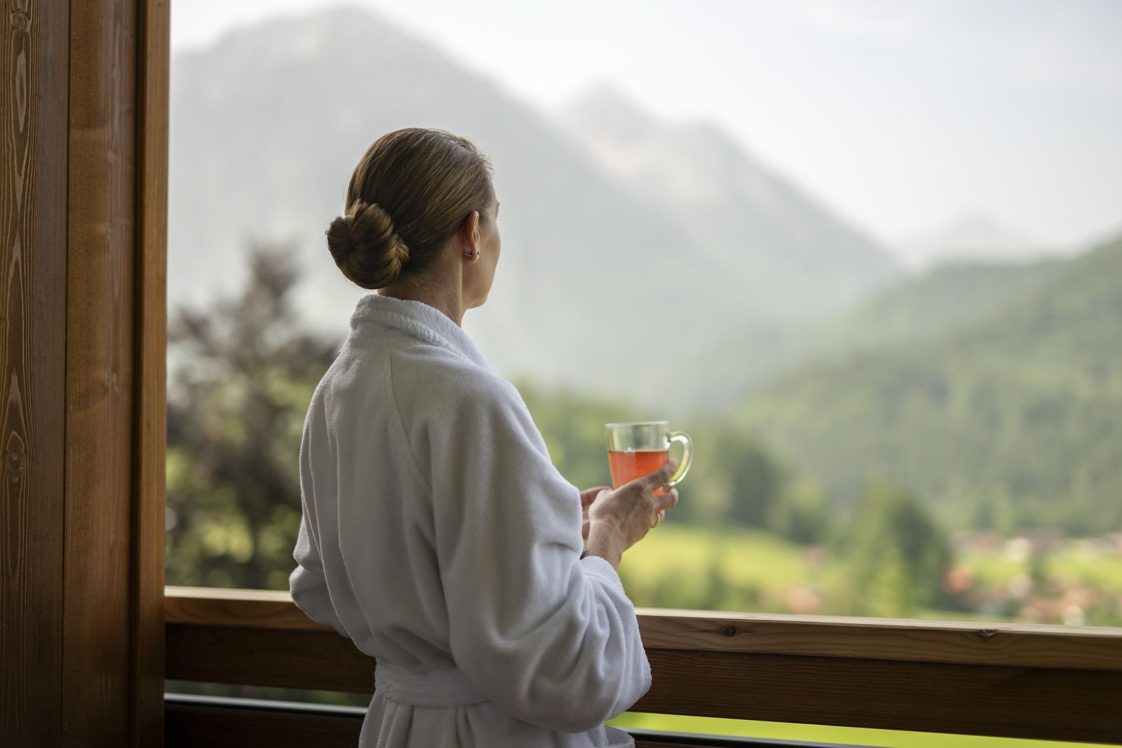 Wunderbarer Bergblick von Ihrem Balkon.