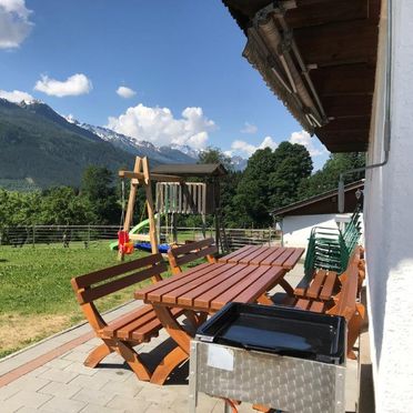 Terrasse, Bauernhaus Hollersbach , Hollersbach, Salzburg, Salzburg, Österreich