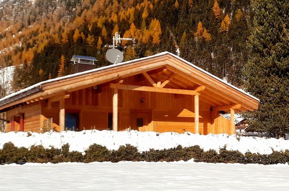 Winter, Ausserhof Hütte, Weissenbach, Südtirol, Trentino-Alto Adige, Italy