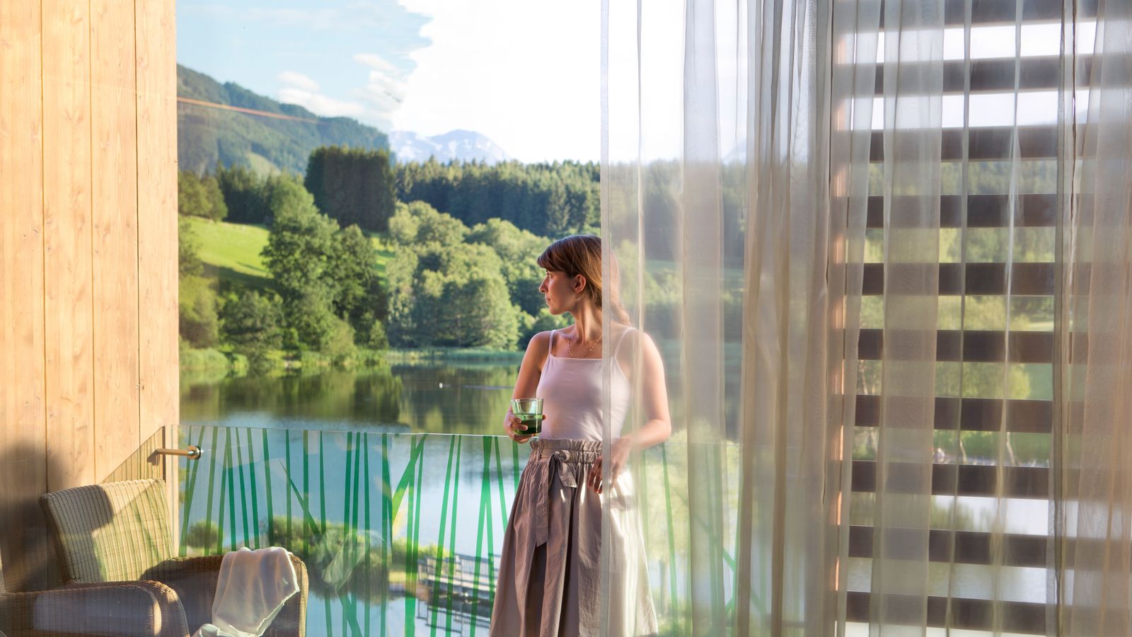 Doppelzimmer Seeblick mit Balkon über dem Ritzensee - Ritzenhof Hotel & Spa am See