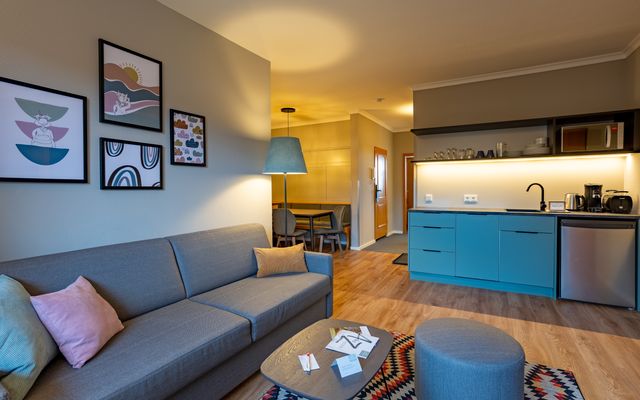 Unterkunft Zimmer/Appartement/Chalet: Familien-Suite „Premium Plus“ | 56 qm - 3-Raum