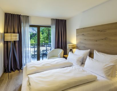 DAS GRASECK - mountain hideaway & health care: Basic room sunny side with balcony/terrace