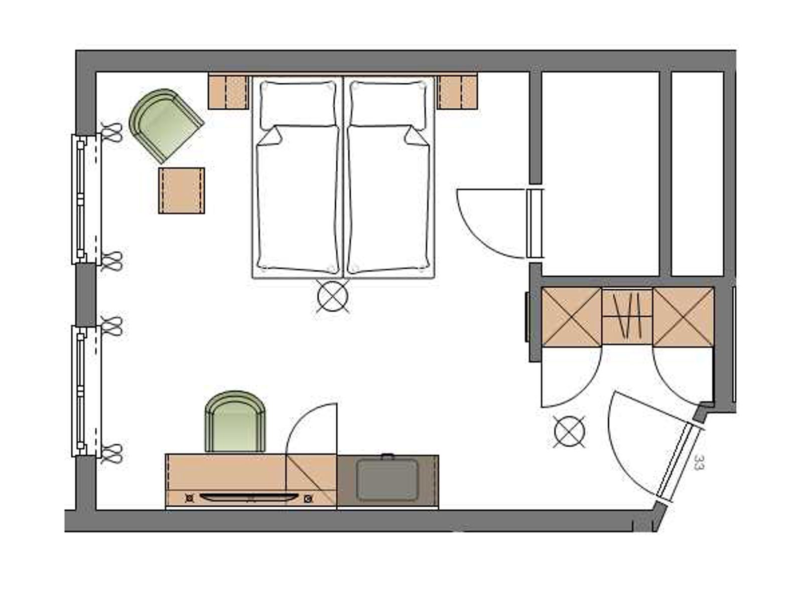 Classiczimmer Sonnenflügel image 7 - Hotel Sonne Gengenbach