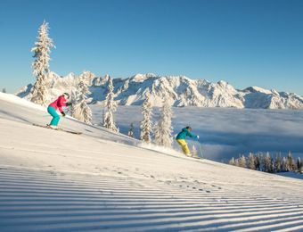 Biohotel Bergkristall Skifahrer Winterurlaub