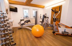 Biohotel Schratt: Fitnessraum - Berghüs Schratt, Oberstaufen-Steibis, Allgäu, Bayern, Deutschland