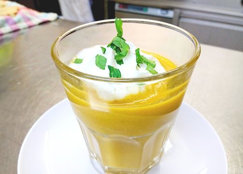 biohotel schratt veggiekuchen suppe im glas - Berghüs Schratt