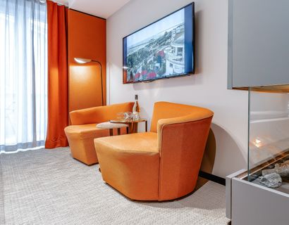 DAS AHLBECK HOTEL & SPA: Doppelzimmer seitlicher Seeblick vom Balkon Typ 9a