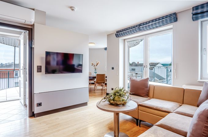 Hotel Zimmer: 3-Zimmer-Appartement Inselseite Typ 14b - DAS AHLBECK HOTEL & SPA