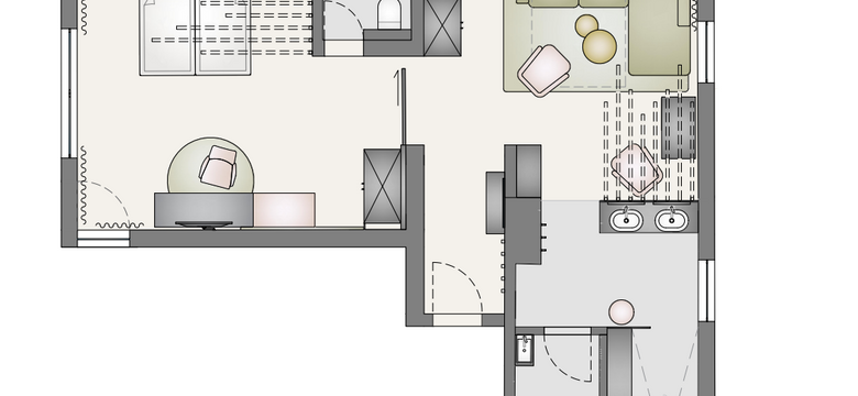 Hüttenhof - Wellnesshotel & Luxus-Bergchalets: Landhaus-Komfortzimmer image #4