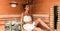 Ferienhaus mit Sauna für Romantikurlaub im Kuschelhotel Weingarten-Resort Loipersdorf 1/6