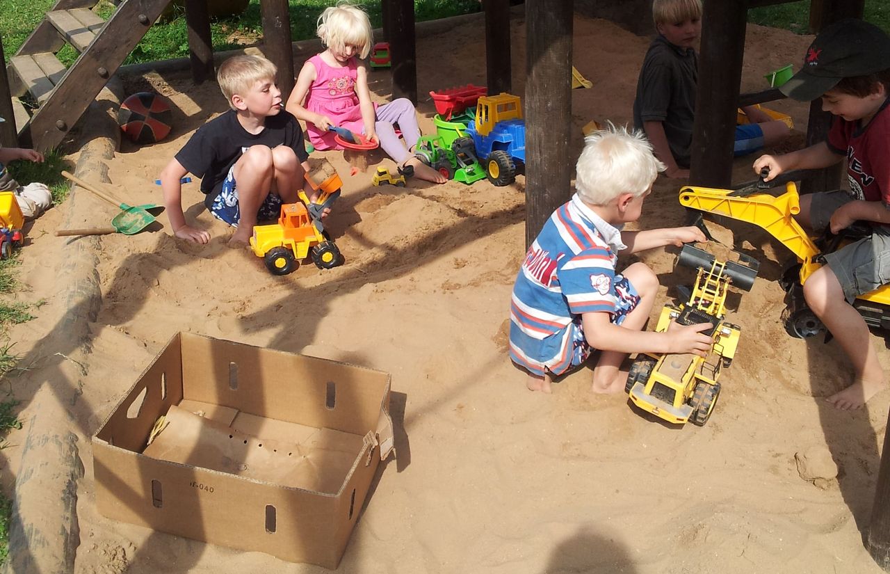 Sandkasten des Kinderhotel Mosel-Saar