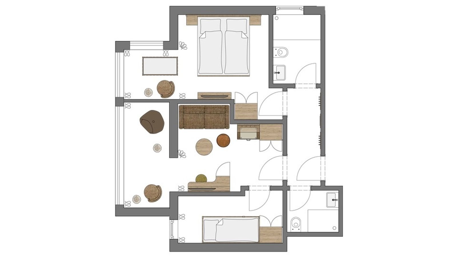 Suite familiale Buche I 40m² - 2 Chambres image 22 - Familotel Hochschwarzwald Hotel Engel