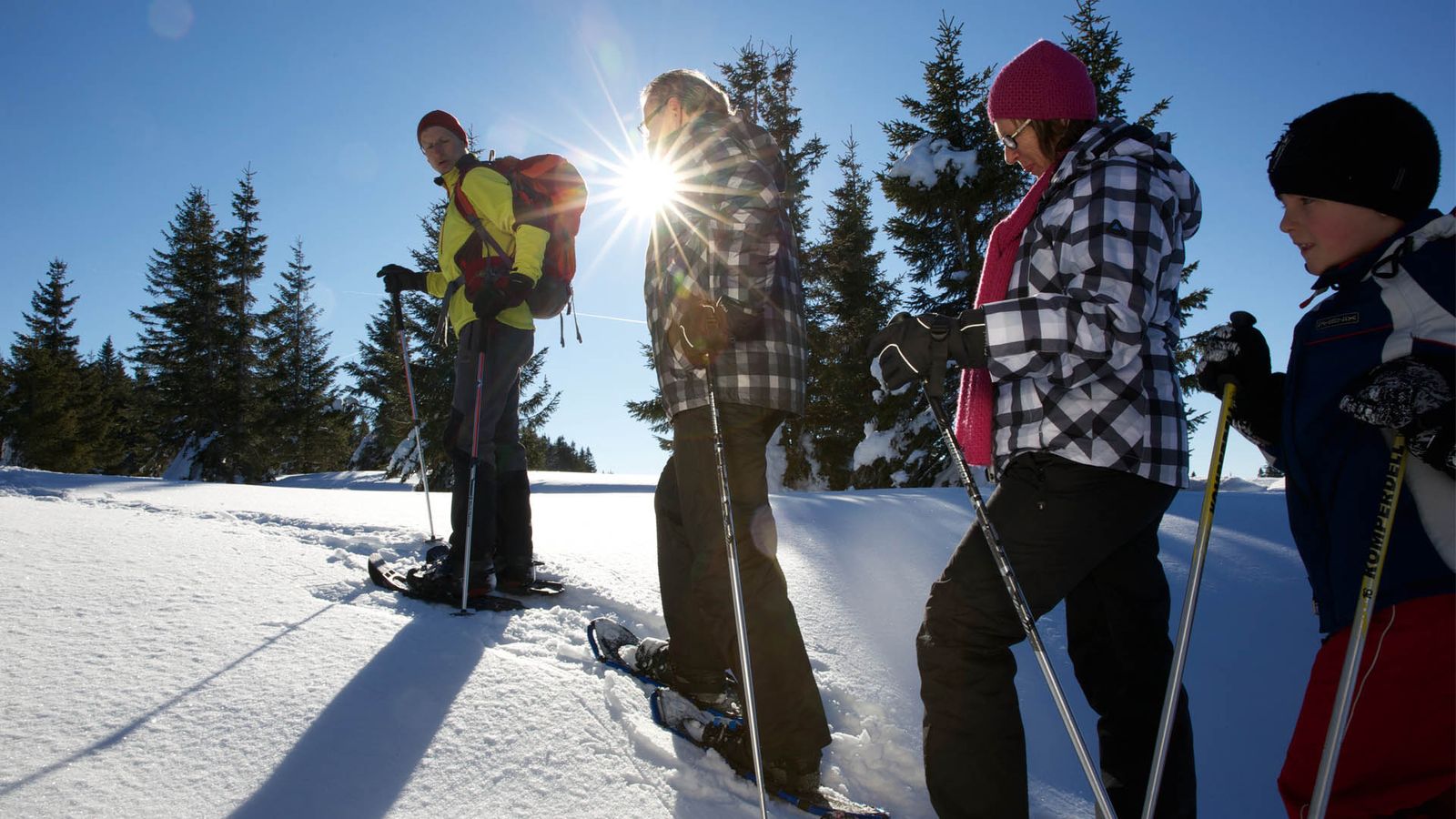 Romantische Schneespaziergänge, klare Luft und glitzernder Schnee – das tut der Seele gut.