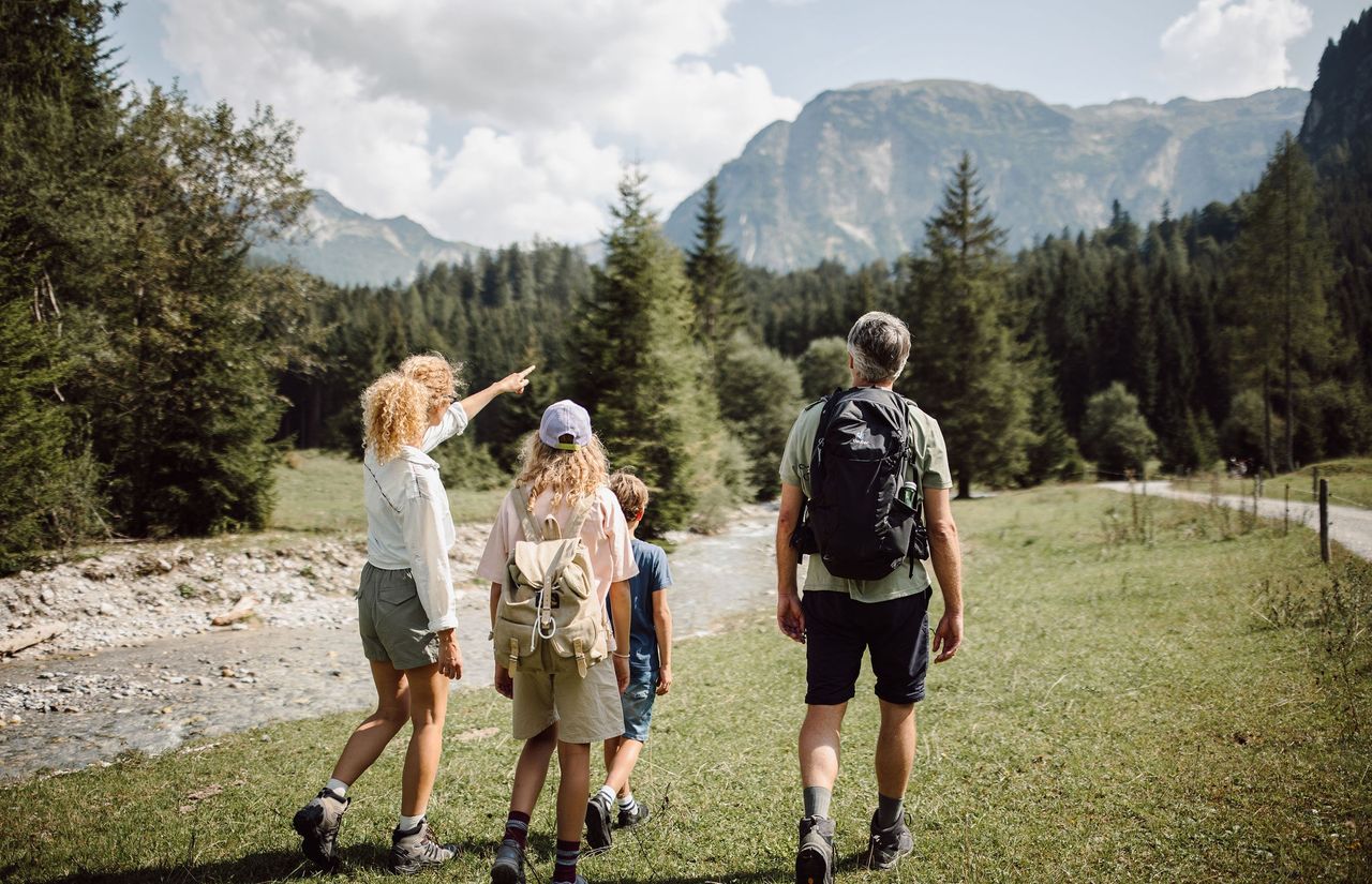 wandern mit der Familie