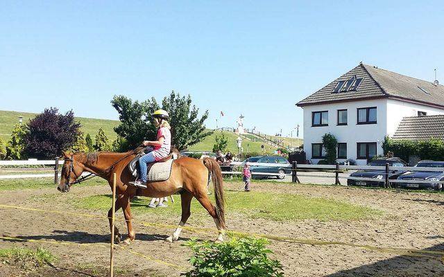 Reiten beim Familienhotel Tossens