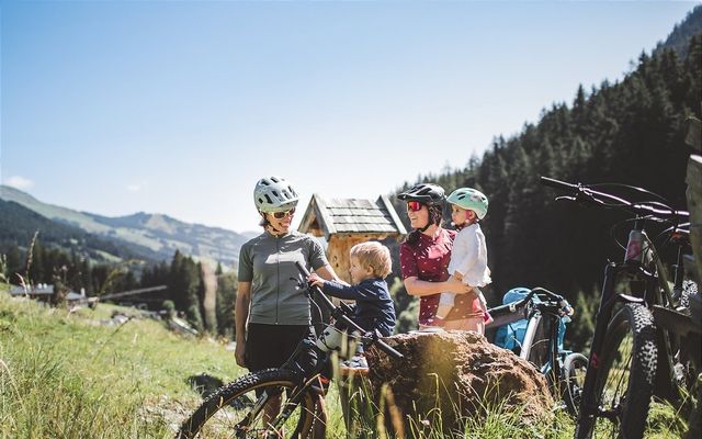 Radfahren mit der Familie