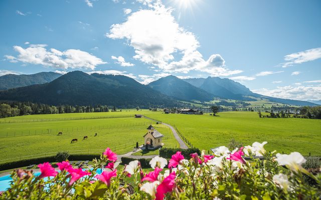 Ausblick aus einem Zimmer