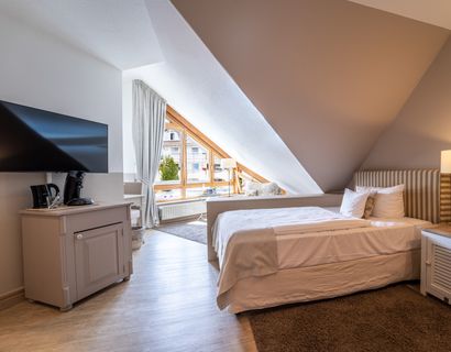 Romantischer Winkel - RoLigio® & Wellness Resort - Pearls by Romantik: Single Room "Turm Zimmer"