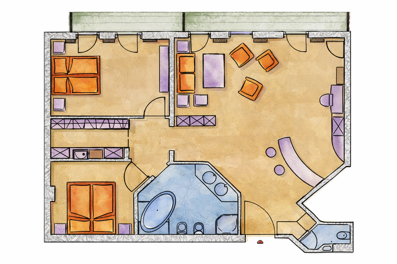 Sport- und Wellnesshotel Angerhof ****S: Panoramasuite zur Südseite image #9