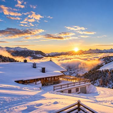 benachbarte Alm, Trattenbach Chalet Rettenstein, Jochberg, Tirol, Tirol, Österreich
