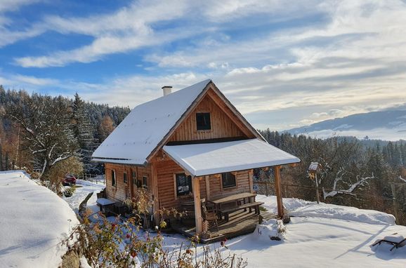 Winter, Götschlhütte, Reichenfels, Kärnten, Kärnten, Österreich