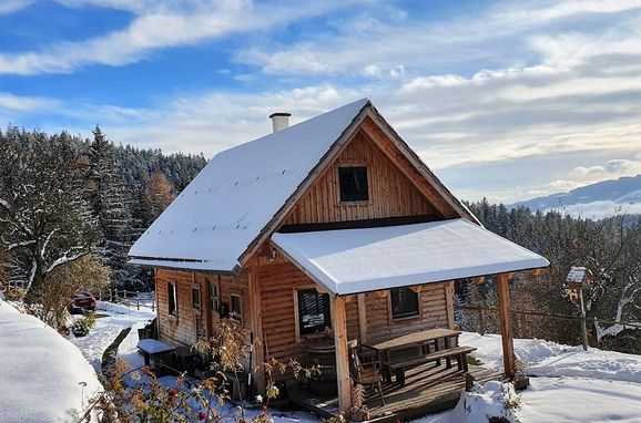 Winter, Götschlhütte, Reichenfels, Kärnten, Kärnten, Österreich