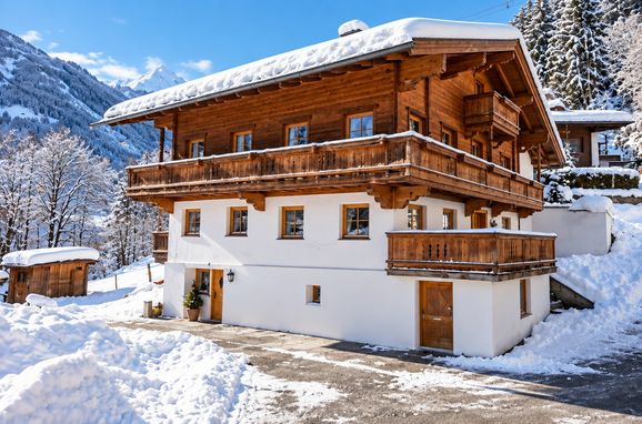 Winter, Ferienhaus Kreuzlauhof, Mayrhofen, Tirol, Tirol, Österreich