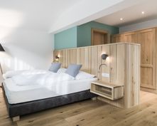 Biohotel Steineggerhof: Zimmer Merkur - Bio- und Bikehotel Steineggerhof, Steinegg, Dolomiten, Trentino-Südtirol, Italien