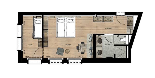 Familiensuite 40 | 2-Raum thumbnail 5 - Gorfion Familienhotel Liechtenstein