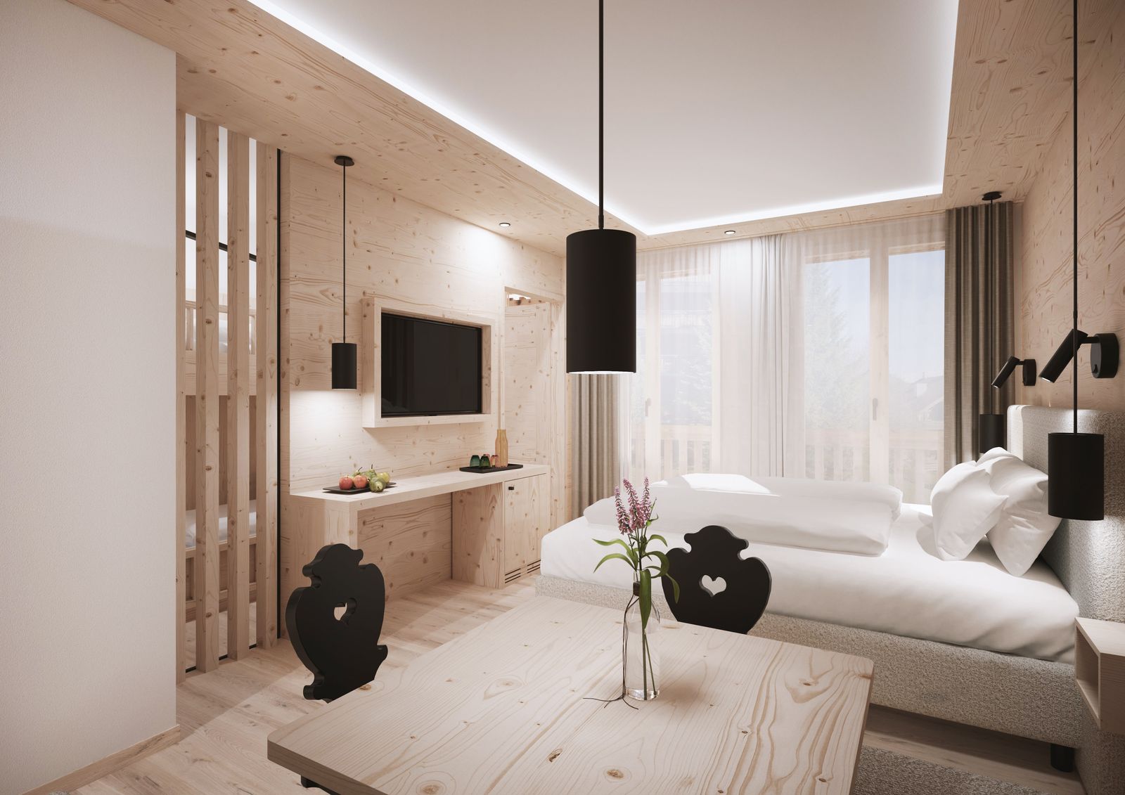 Familiensuite 35 | 2-Raum image 1 - Gorfion Familienhotel Liechtenstein